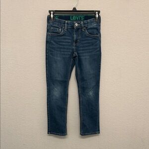 Levi's Boys Dark Blue Skinny Jeans